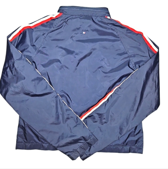 Tommy Hilfiger Navy Windbreaker with Red and White Accents Tommy Jean Medium - Picture 4 of 7